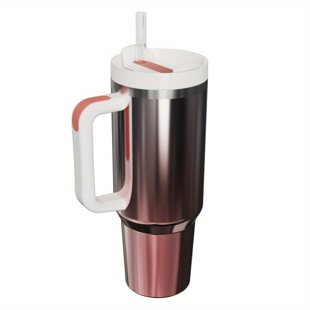 Sakura Train 40 OZ Fantasy series Stainless Steel Vacuum Insulated Tumbler with Handle and Straw Lid, Tumblers, Travel Mug for Water, Iced Tea or Coffee, Smoothie and More, BPA Free, Best Gift For Men And Women Birthday, Moth