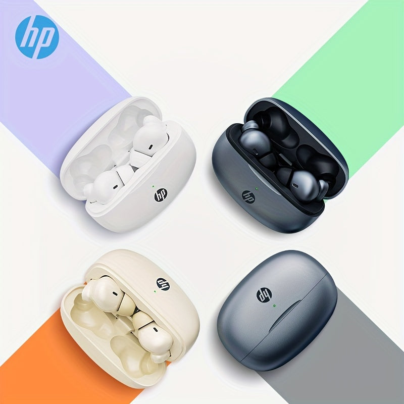 TrueComfort Wireless Earbuds - Advanced ENC Noise Cancellation, Sweat-Resistant, Comfortable Fit, Built-in Microphone, Crystal-Clear Sound, Universal Compatibility for iPhone and Android - Perfect for Workout, Travel, and Dai