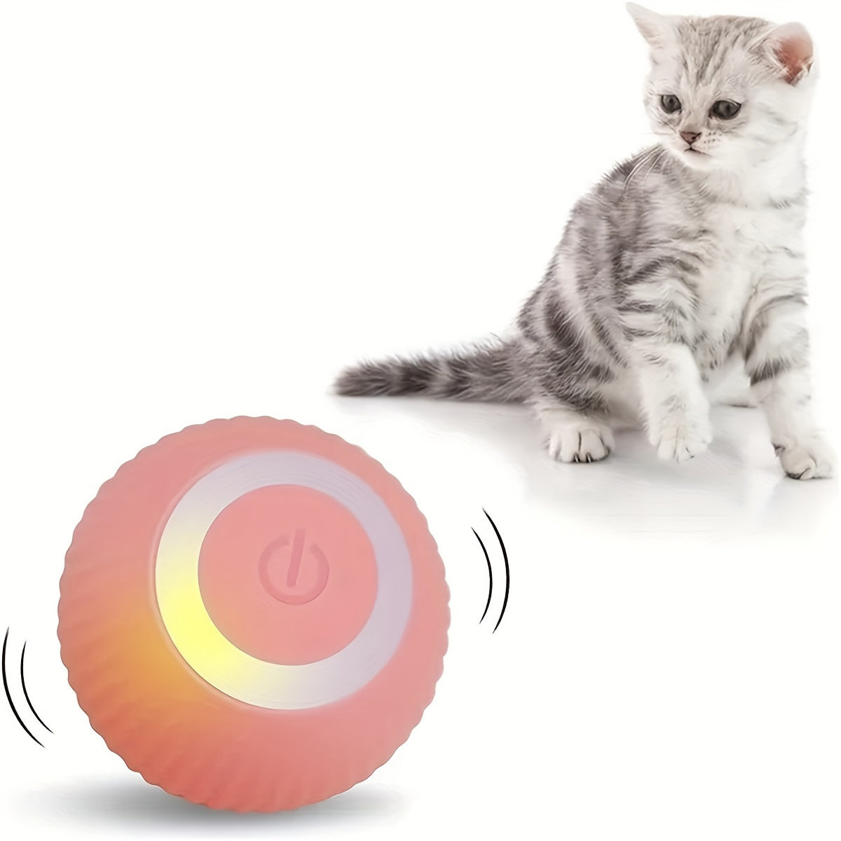 1pc Smart Cat Toy Automatic Rolling Ball Electric Interactive Training Self-Moving